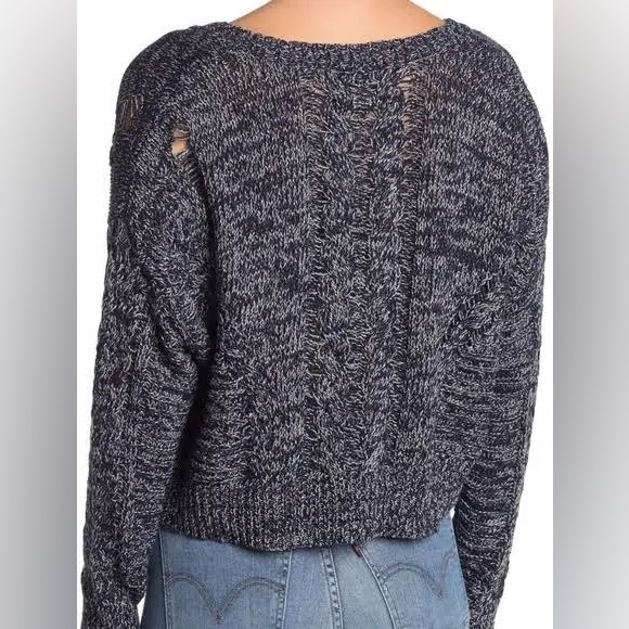 Wildfox Knit Cropped Sweater - Picture 2 of 5